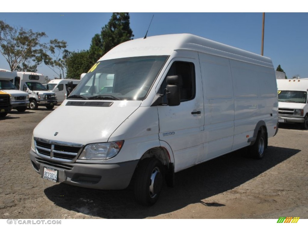 2006 Sprinter Van 3500 High Roof Cargo - Arctic White / Gray photo #8