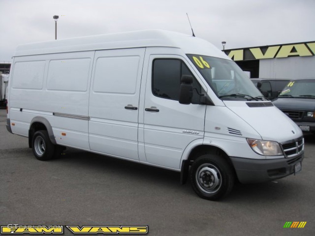 2006 Sprinter Van 3500 High Roof Cargo - Arctic White / Gray photo #1