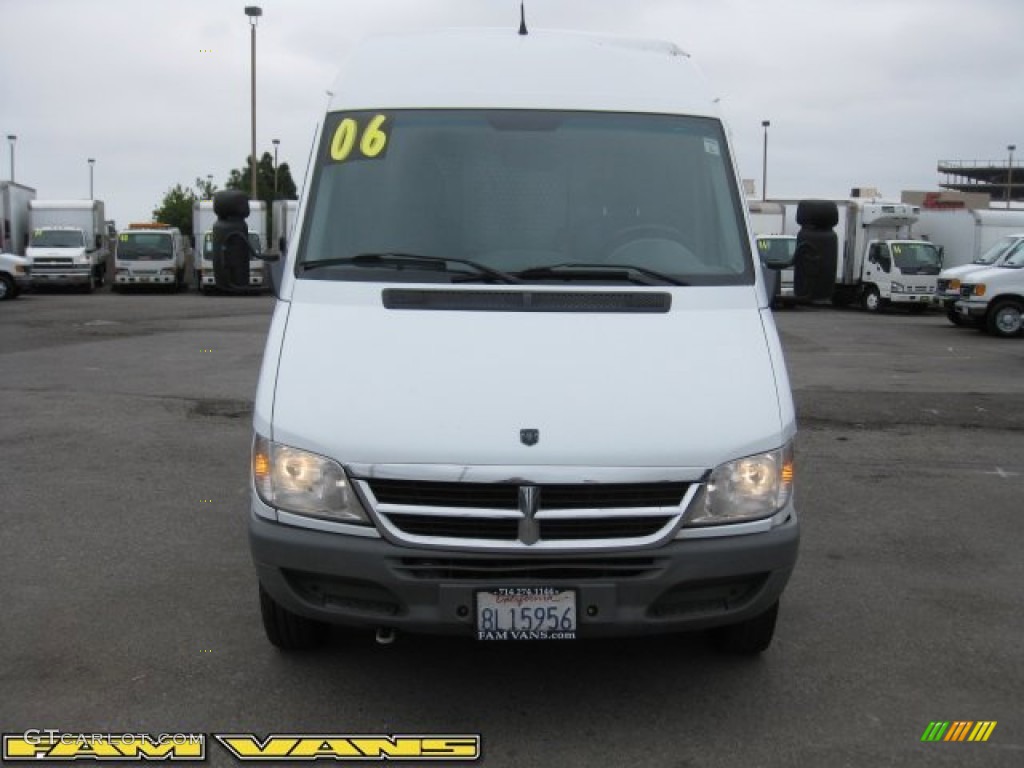 2006 Sprinter Van 3500 High Roof Cargo - Arctic White / Gray photo #2