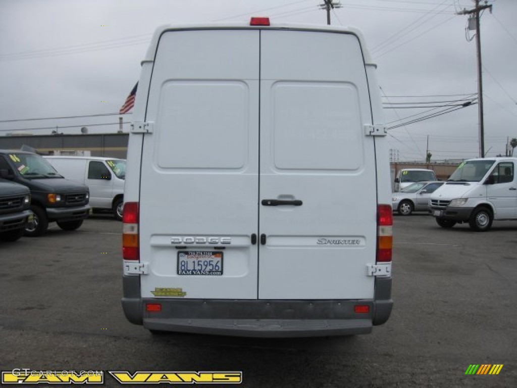 2006 Sprinter Van 3500 High Roof Cargo - Arctic White / Gray photo #5