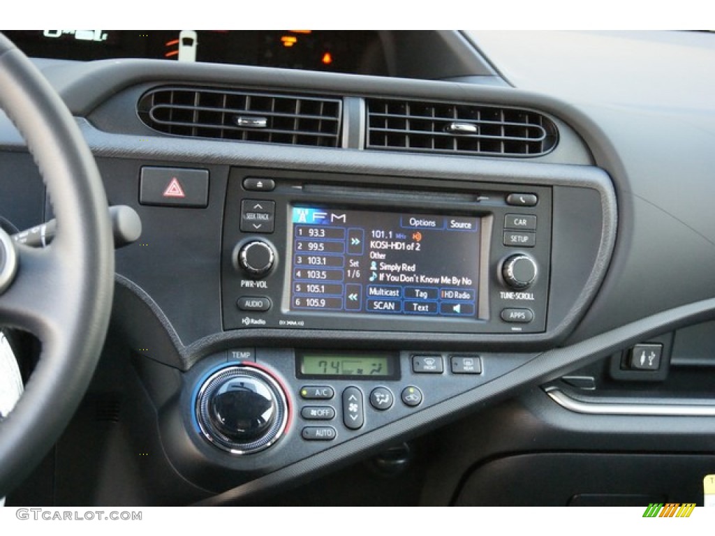 2014 Toyota Prius c Hybrid Four Controls Photo #91478746