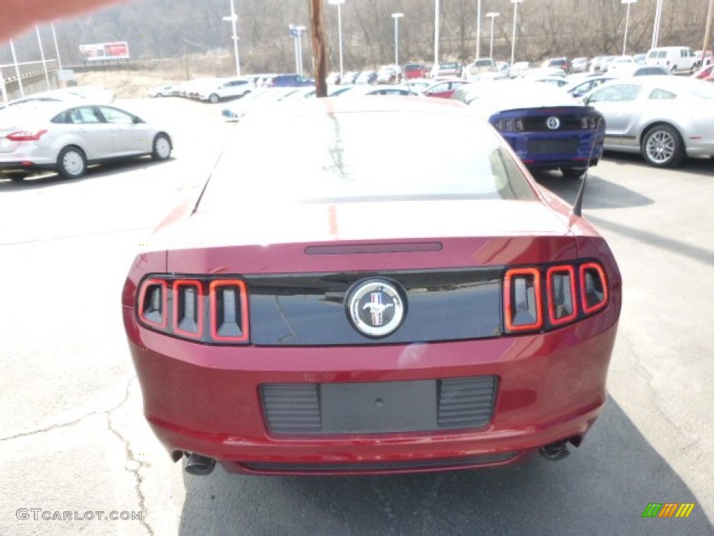 2014 Mustang V6 Coupe - Ruby Red / Charcoal Black photo #7