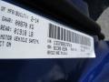 2014 Blue Streak Pearl Coat Dodge Dart SXT  photo #10