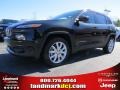 2014 Brilliant Black Crystal Pearl Jeep Cherokee Limited  photo #1