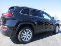 2014 Brilliant Black Crystal Pearl Jeep Cherokee Limited  photo #3