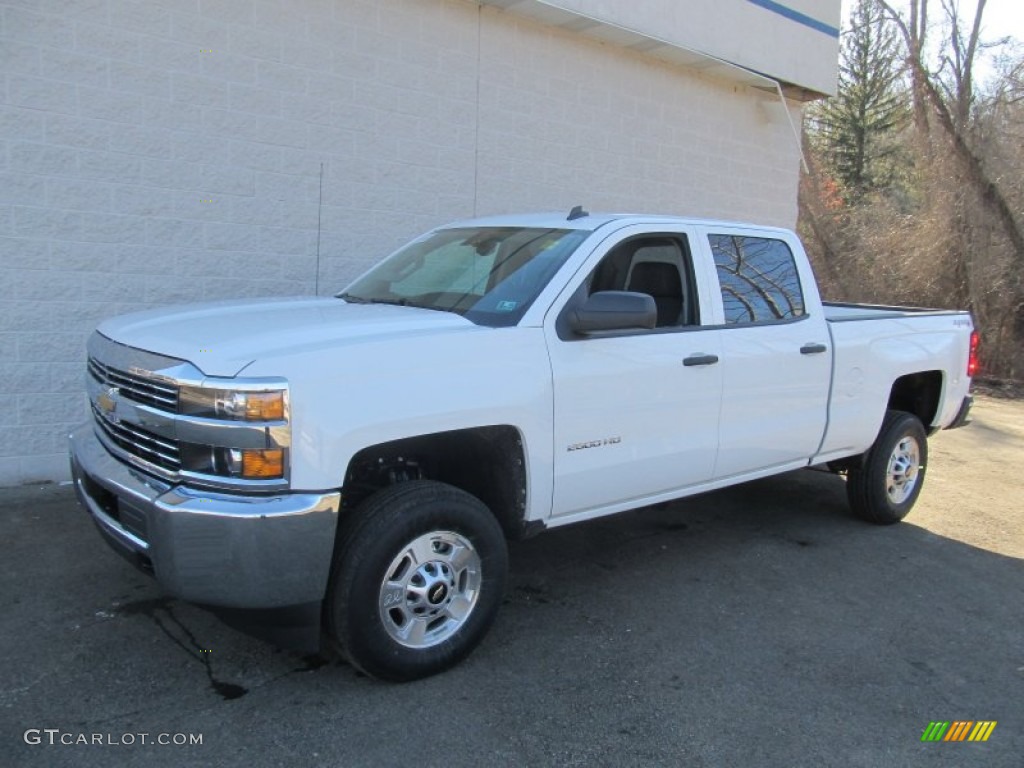 2015 Silverado 2500HD LT Crew Cab 4x4 - Summit White / Jet Black photo #1