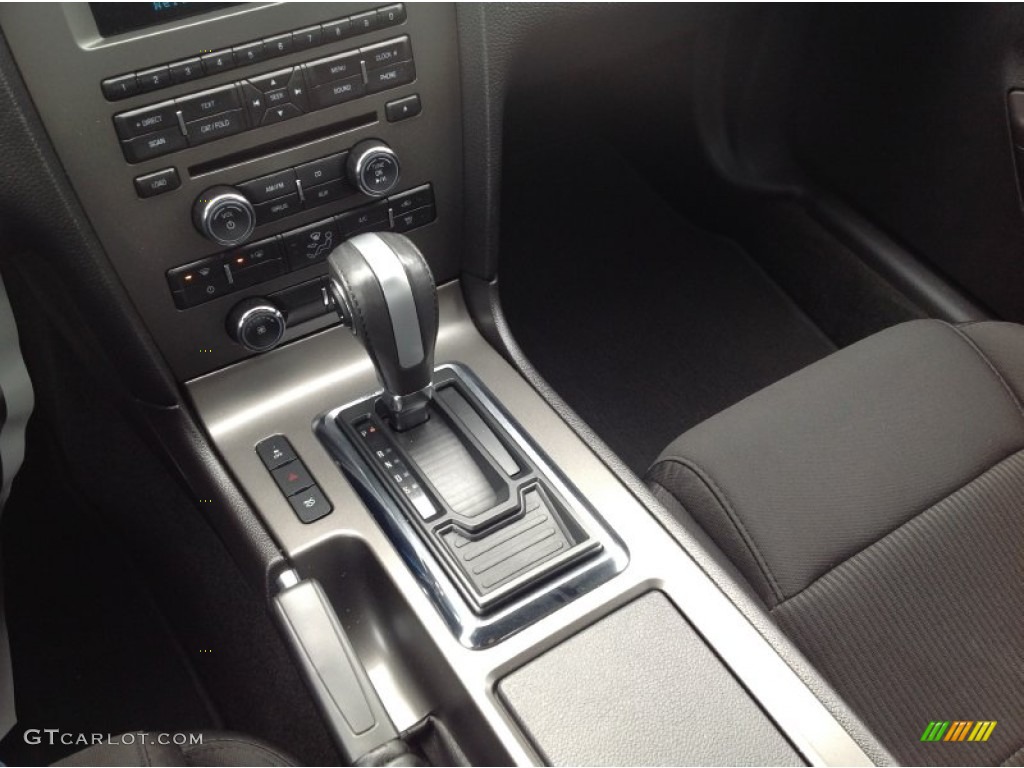 2013 Mustang V6 Premium Coupe - Grabber Blue / Charcoal Black photo #9