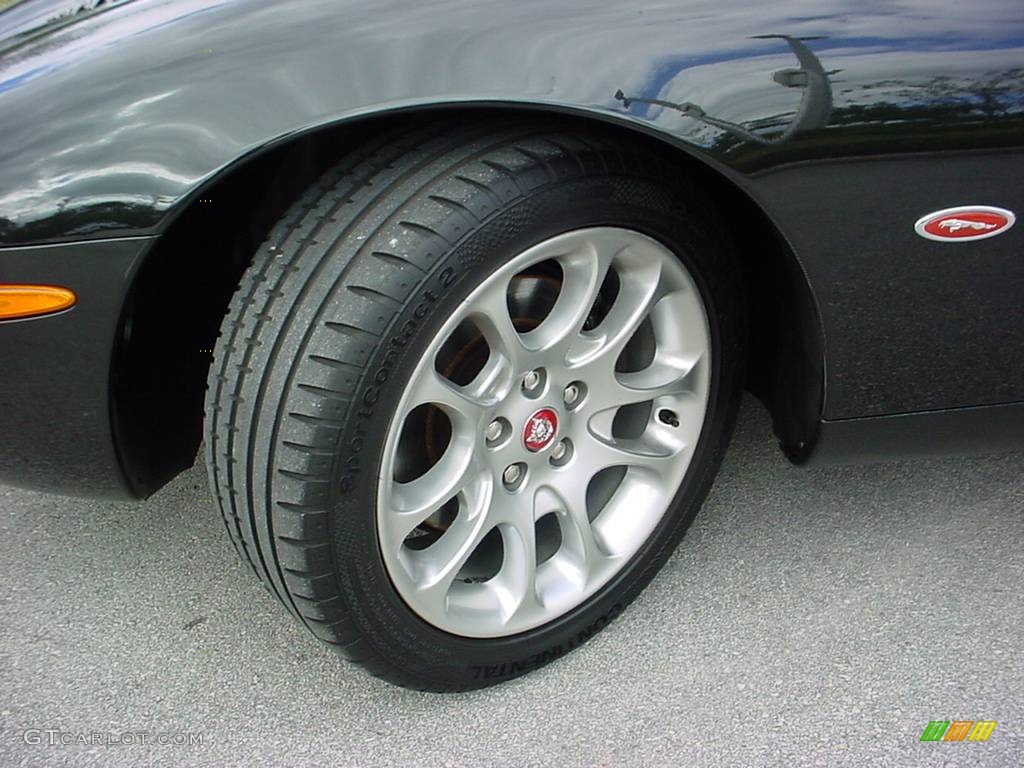 2001 XK XK8 Coupe - Anthracite Metallic / Oatmeal photo #17