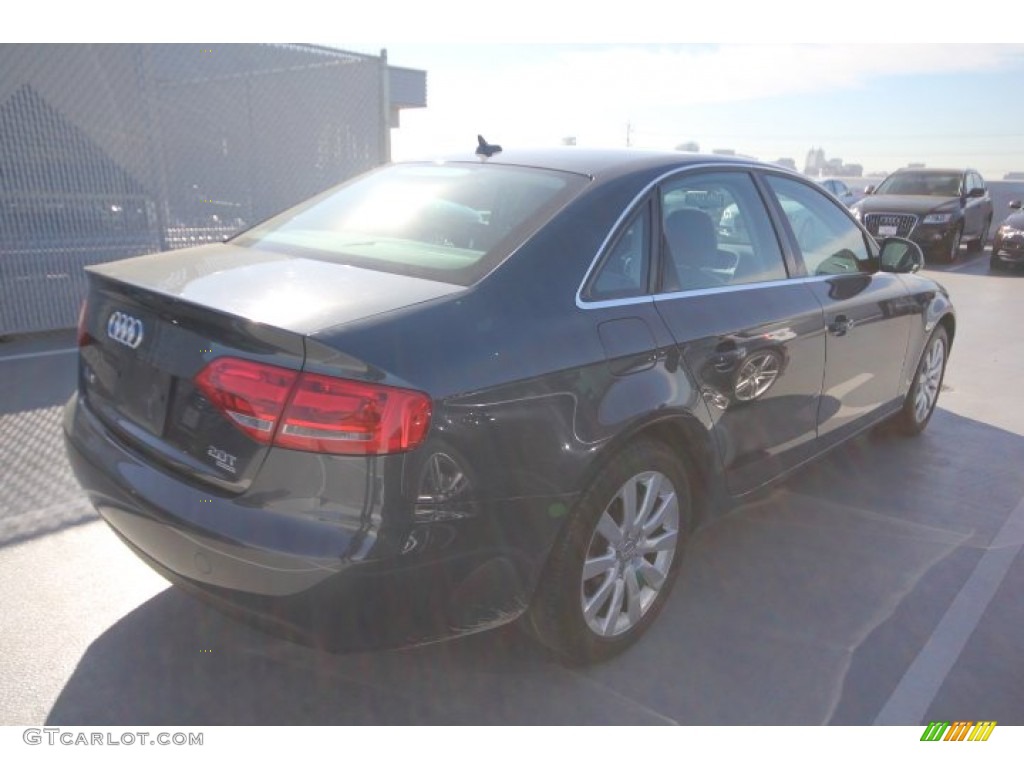 2009 A4 2.0T Premium quattro Sedan - Meteor Grey Pearl Effect / Black photo #7