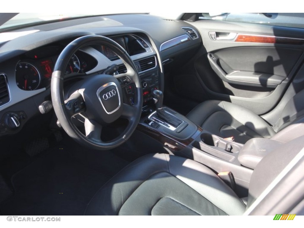 2009 A4 2.0T Premium quattro Sedan - Meteor Grey Pearl Effect / Black photo #12