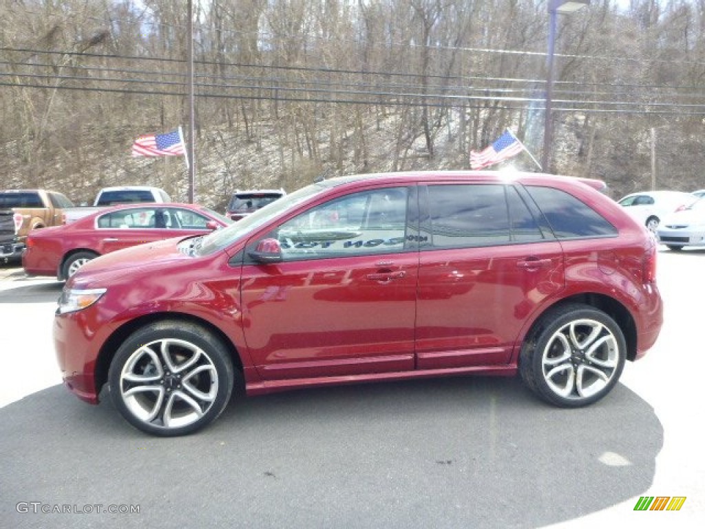 Ruby Red 2013 Ford Edge Sport AWD Exterior Photo #91486894