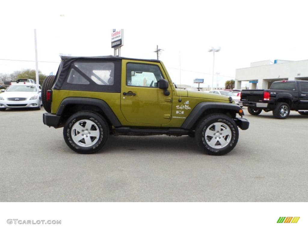 2007 Wrangler X 4x4 - Rescue Green Metallic / Dark Slate Gray/Medium Slate Gray photo #5