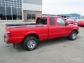2001 Bright Red Ford Ranger XLT SuperCab  photo #23