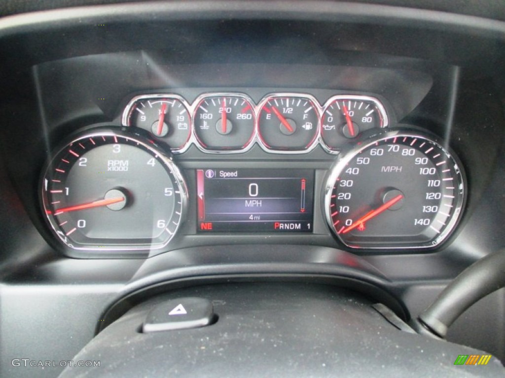 2015 GMC Sierra 2500HD SLE Regular Cab 4x4 Gauges Photo #91489496