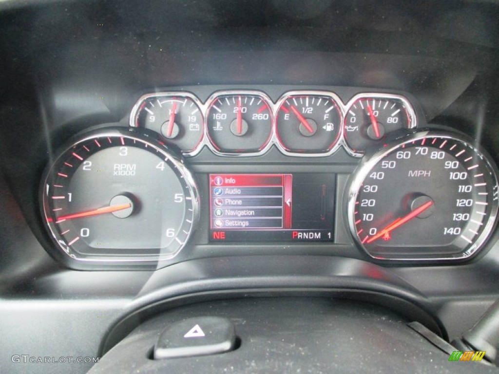 2015 GMC Sierra 2500HD SLE Regular Cab 4x4 Gauges Photo #91489519