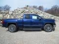 Cobalt Blue Metallic 2014 GMC Sierra 1500 SLT Double Cab 4x4 Exterior