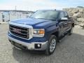 Cobalt Blue Metallic - Sierra 1500 SLT Double Cab 4x4 Photo No. 3