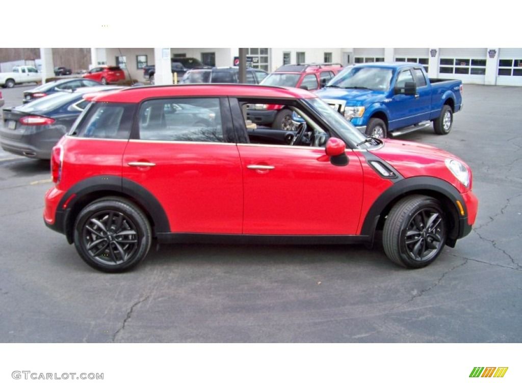 2012 Cooper S Countryman - Pure Red / Carbon Black photo #4