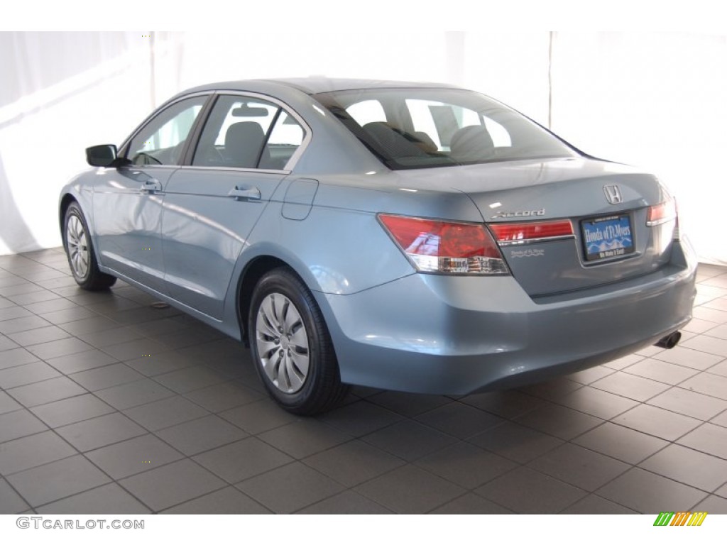 2011 Accord LX Sedan - Celestial Blue Metallic / Gray photo #6