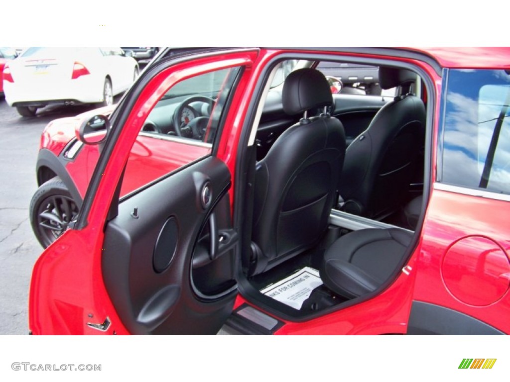 2012 Cooper S Countryman - Pure Red / Carbon Black photo #14