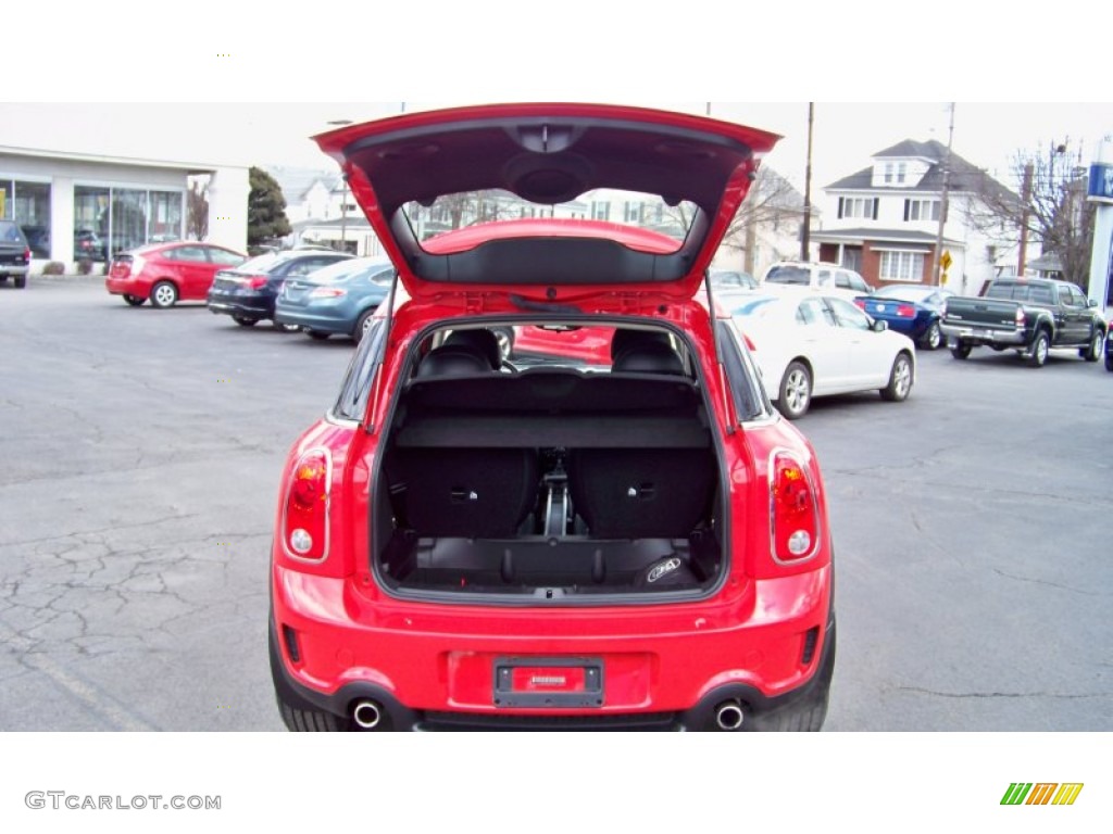 2012 Cooper S Countryman - Pure Red / Carbon Black photo #16