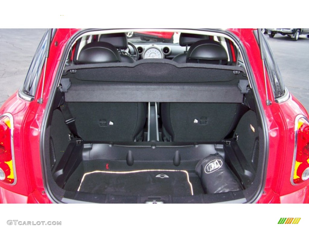 2012 Cooper S Countryman - Pure Red / Carbon Black photo #17