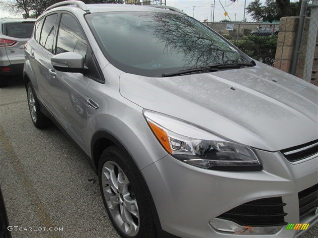 2014 Escape Titanium 2.0L EcoBoost - Ingot Silver / Charcoal Black photo #5