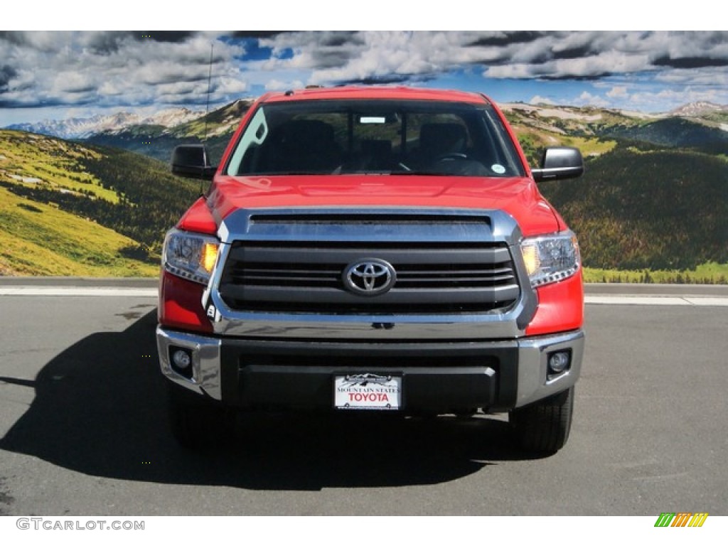 2014 Tundra SR5 Double Cab 4x4 - Radiant Red / Graphite photo #2