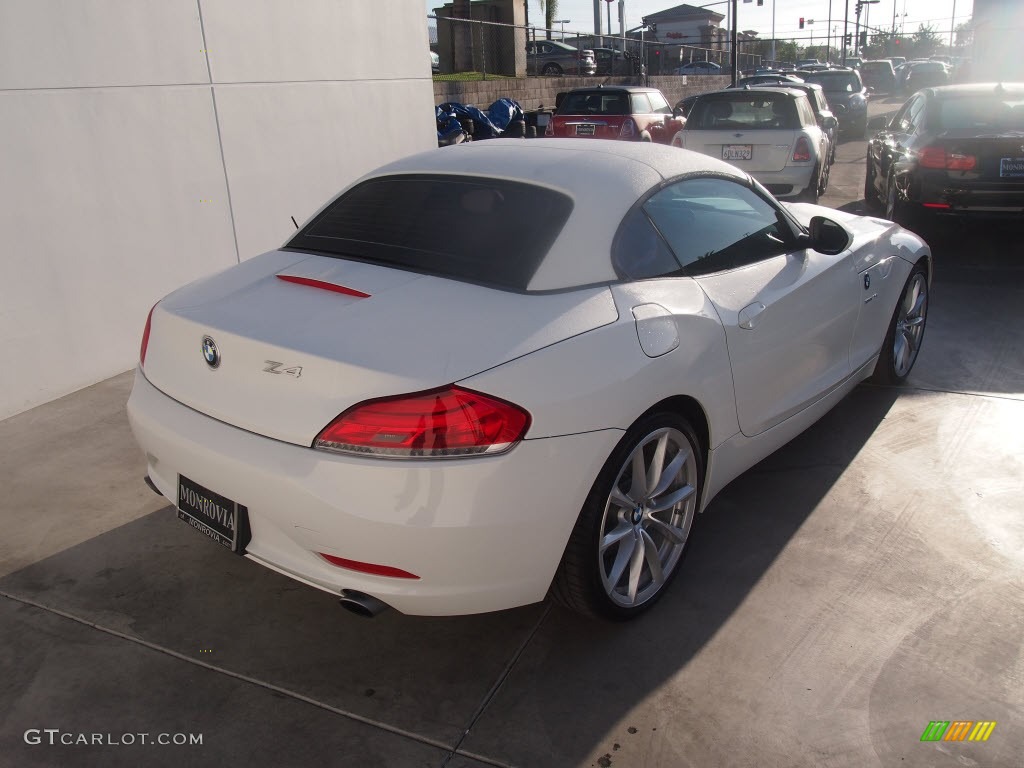 2011 Z4 sDrive35i Roadster - Alpine White / Black photo #7