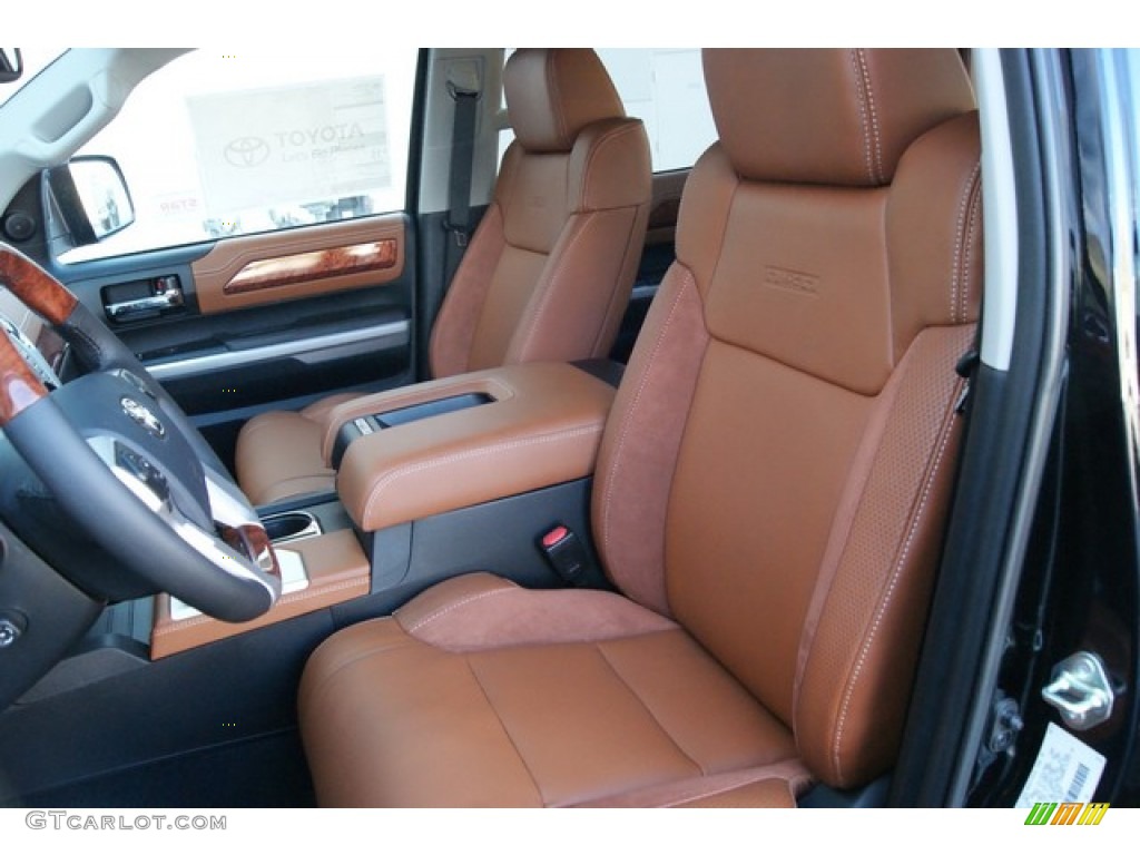2014 Tundra 1794 Edition Crewmax 4x4 - Attitude Black Metallic / 1794 Edition Premium Brown photo #6