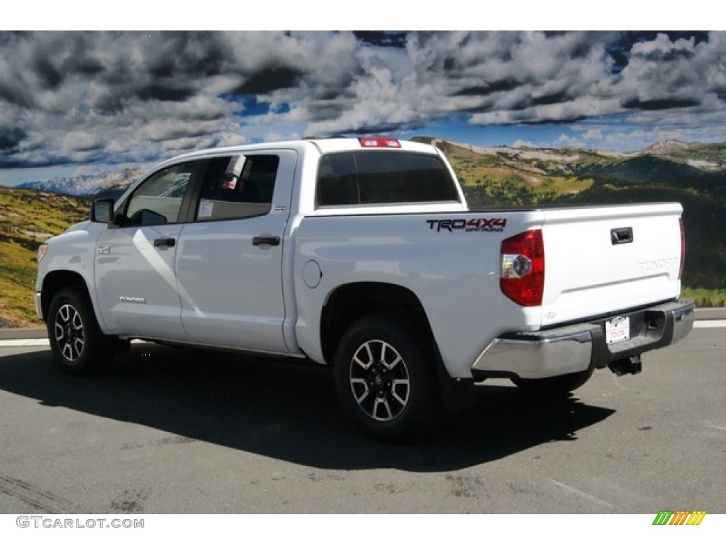 2014 Tundra SR5 TRD Crewmax 4x4 - Super White / Black photo #3