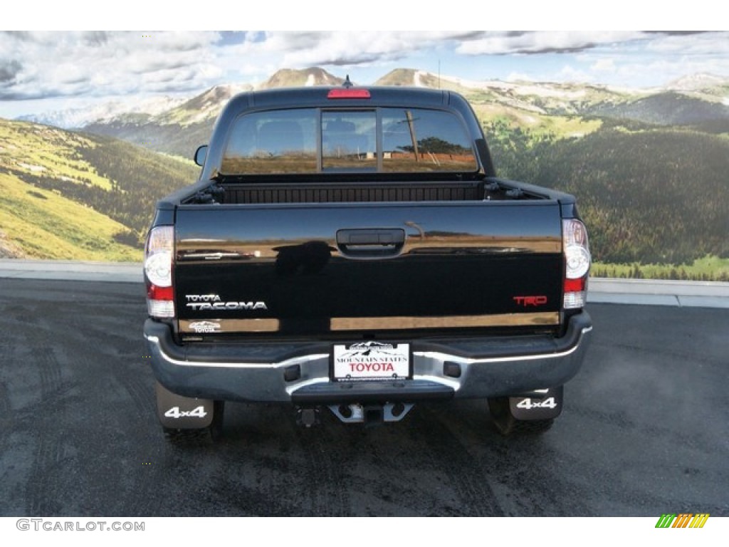 2014 Tacoma V6 TX Baja Series Double Cab 4x4 - Black / Graphite photo #4