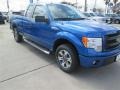 2014 Blue Flame Ford F150 STX SuperCab  photo #5