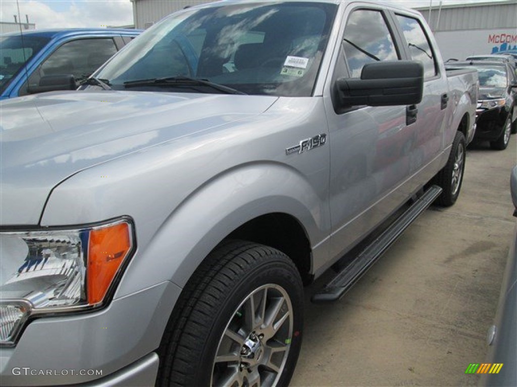 2014 F150 STX SuperCrew - Ingot Silver / Black photo #1