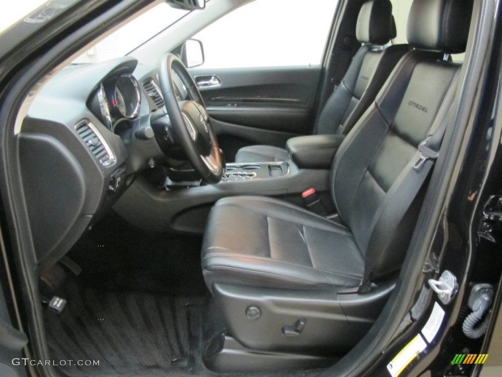 2011 Dodge Durango Citadel 4x4 Front Seat Photo #91497274