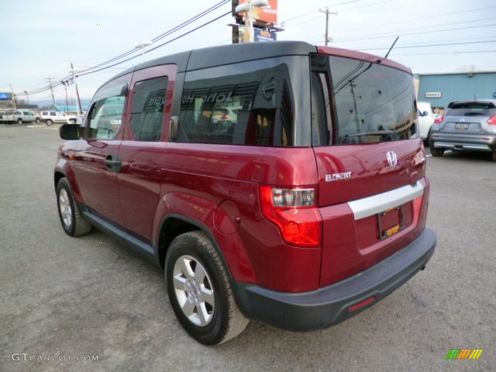 2011 Element EX 4WD - Tango Red Pearl / Gray photo #9