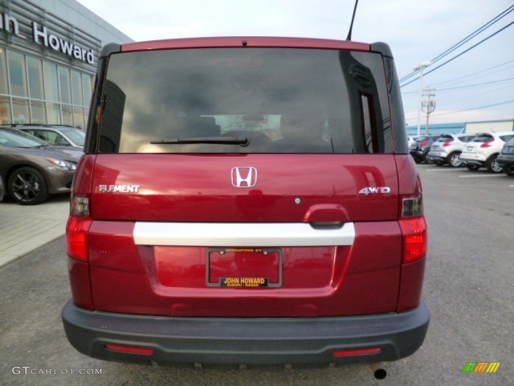 2011 Element EX 4WD - Tango Red Pearl / Gray photo #10