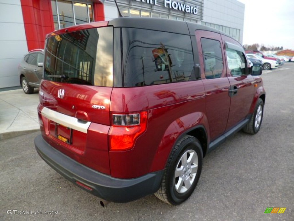 2011 Element EX 4WD - Tango Red Pearl / Gray photo #11