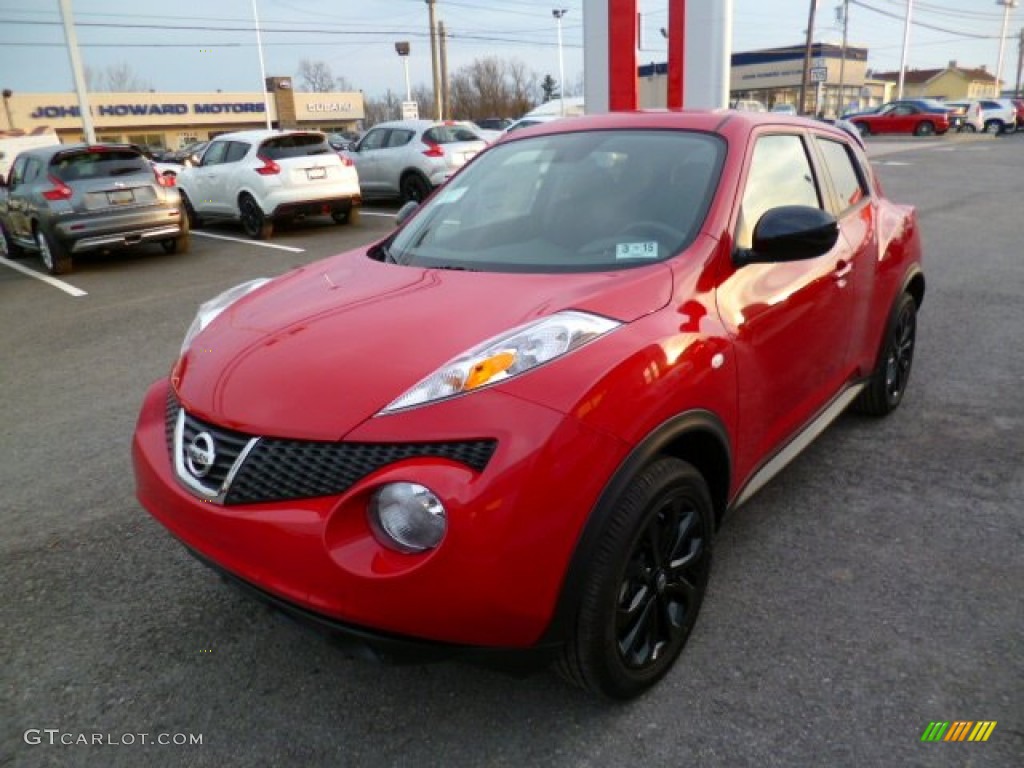 2014 Juke S AWD - Red Alert / Black photo #3