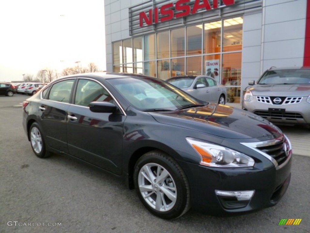 2014 Altima 2.5 SV - Storm Blue / Beige photo #1