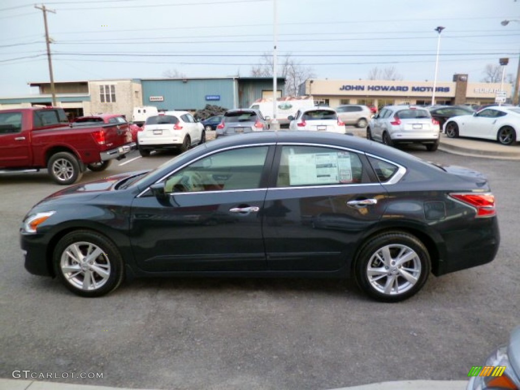 2014 Altima 2.5 SV - Storm Blue / Beige photo #4