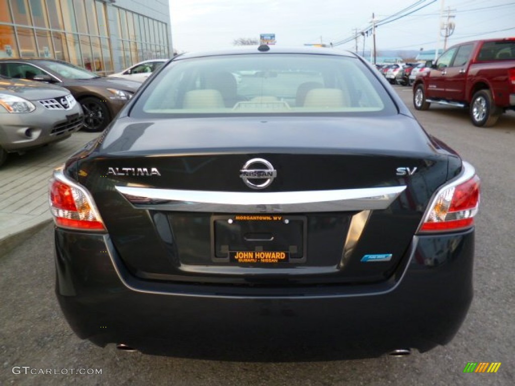 2014 Altima 2.5 SV - Storm Blue / Beige photo #6