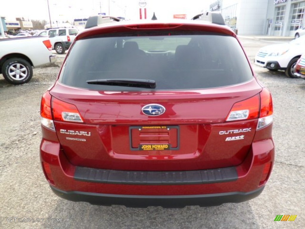 2014 Outback 2.5i Limited - Venetian Red Pearl / Black photo #5