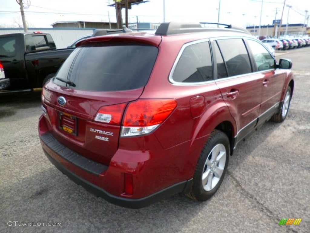 2014 Outback 2.5i Limited - Venetian Red Pearl / Black photo #6