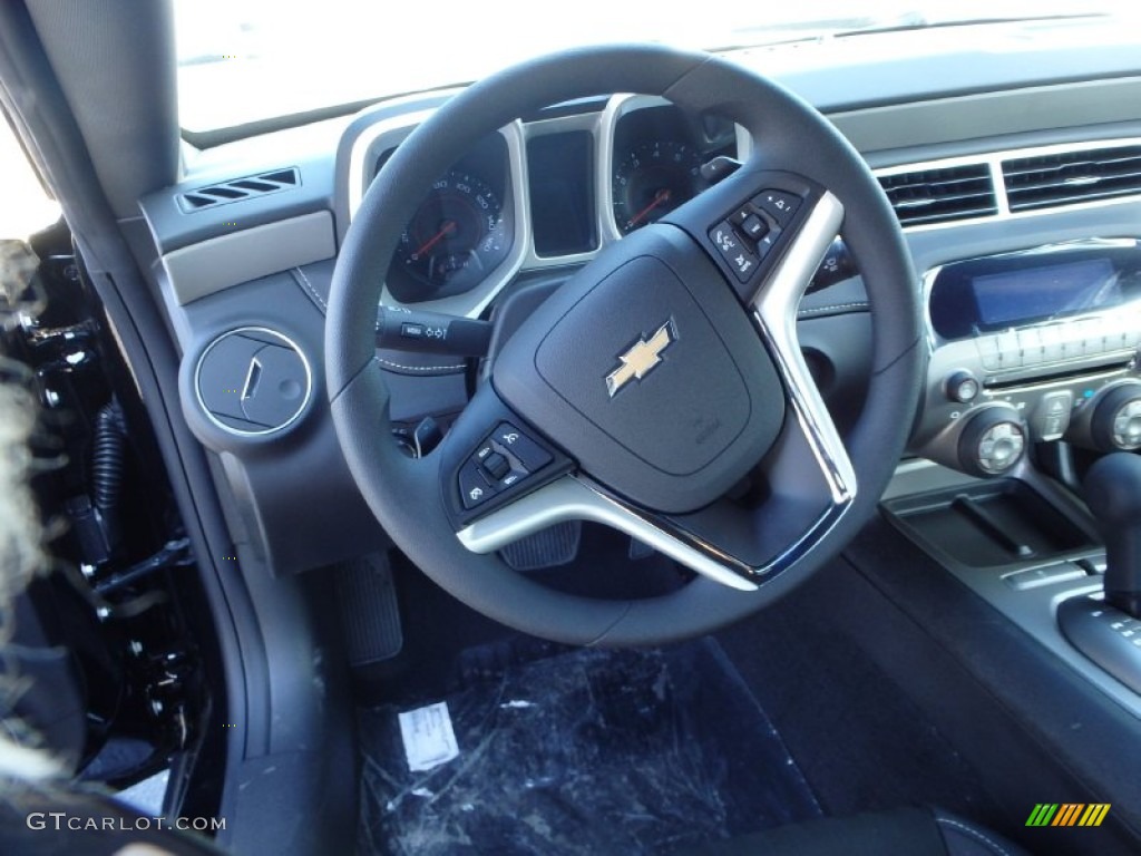 2014 Camaro LS Coupe - Black / Black photo #6