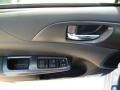 2014 Subaru Impreza STI Black Alcantara/ Carbon Black Leather Interior Door Panel Photo