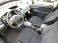 Black 2014 Subaru Impreza 2.0i Premium 4 Door Interior Color