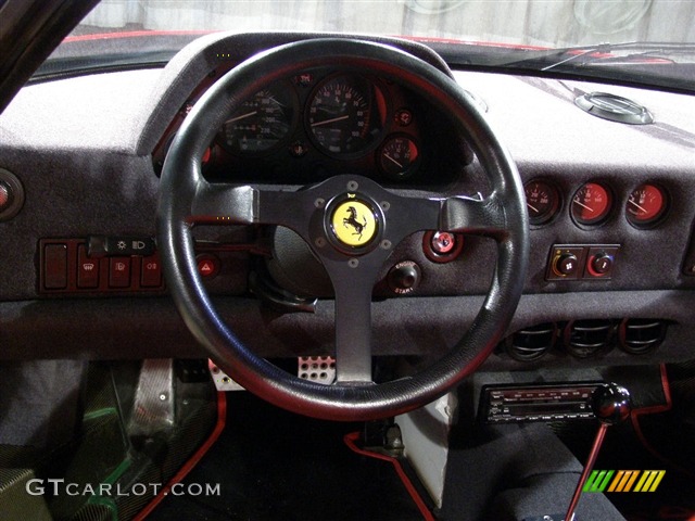 1990 Ferrari F40 Standard F40 Model Red Dashboard Photo 91512