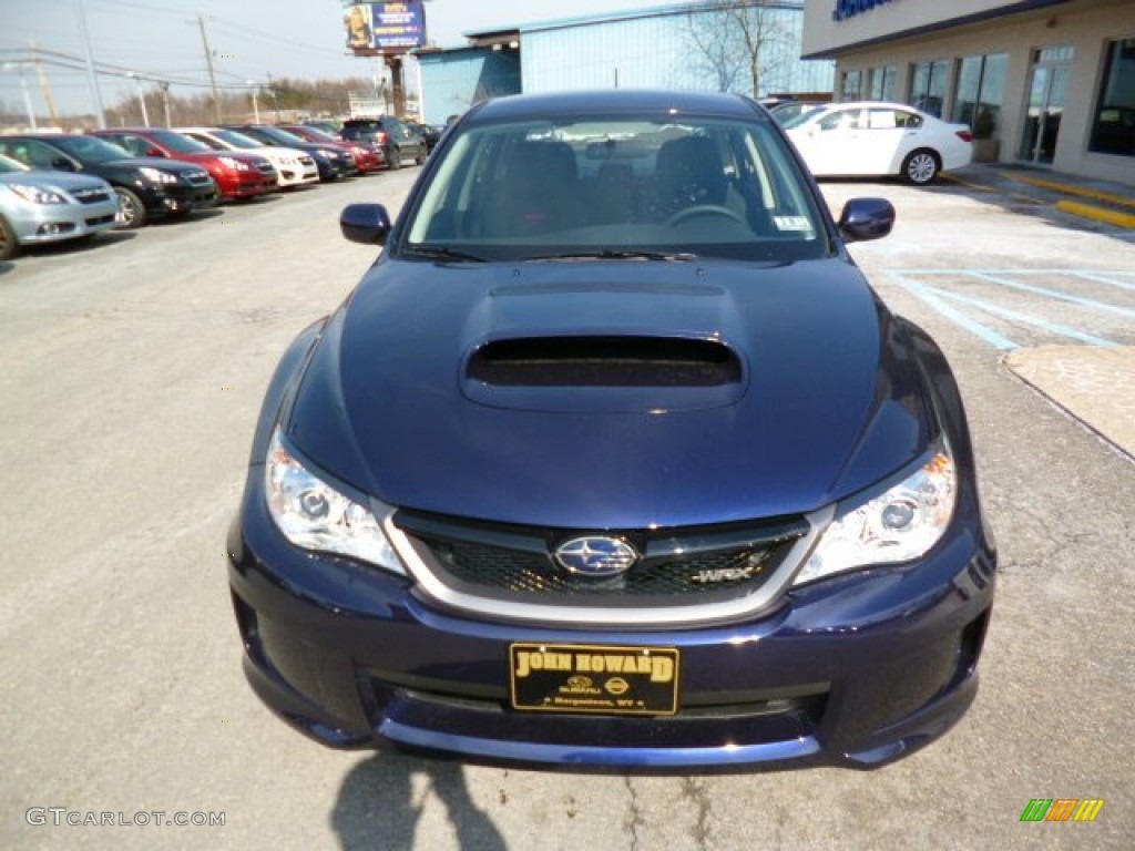 2014 Impreza WRX 4 Door - Plasma Blue Pearl / Carbon Black photo #2