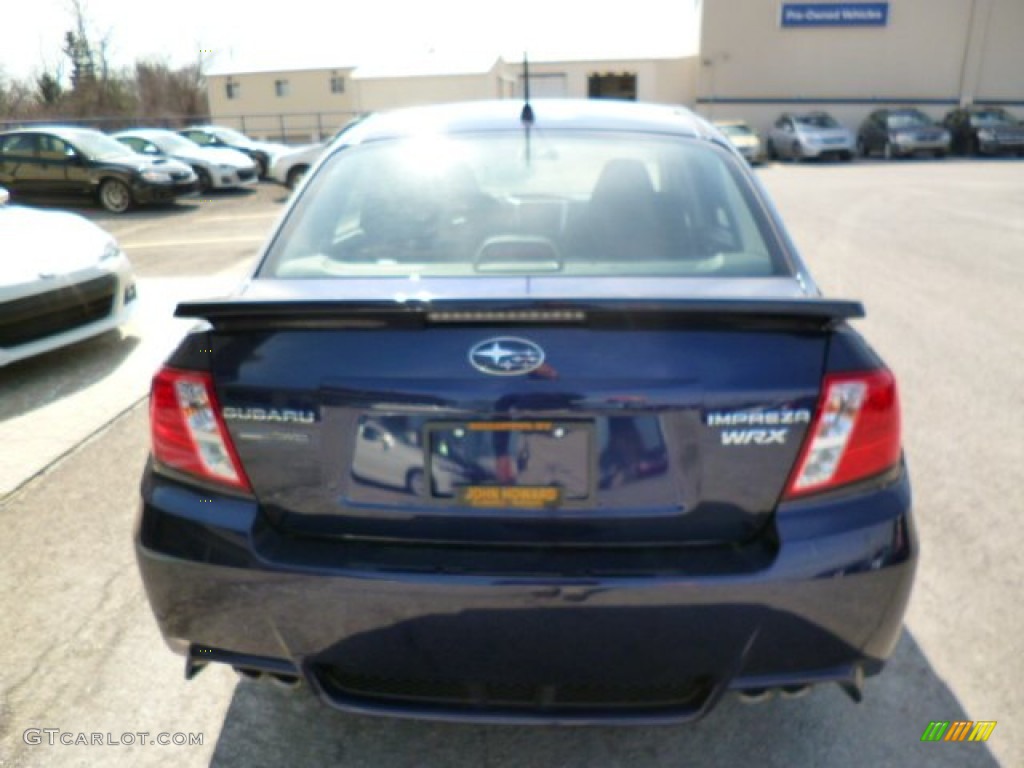 2014 Impreza WRX 4 Door - Plasma Blue Pearl / Carbon Black photo #6